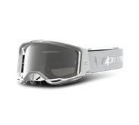 Alpinestars Vision 8 Amber Mirror Motocross Goggles, white/silver, One size
