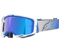 Alpinestars Vision 8 Corp Mirror Motocross Goggles, blue/white, One size