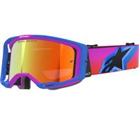 Alpinestars Vision 8 Corp Motocross Goggles, blue/purple mirror