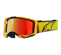 Alpinestars Vision 8 Corp Motocross Off-Road Goggles - Yellow/Pink/Mirror Red