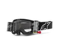 Alpinestars Vision 8 Corp Roll-Off Motocross Goggles, black, One size