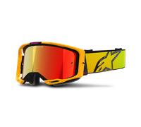 §Alpinestars Vision 8 Corp MX Goggles Yellow-Pink-Mirror Red§