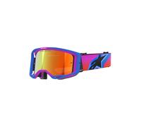 Alpinestars Vision 8 Goggles Corp Blue Purple Orange Mirror Red (7286)