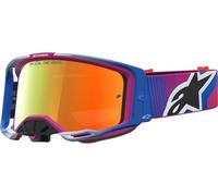 Alpinestars Vision 8 Maven Mirror Motocross Goggles, black/blue/pink, One size