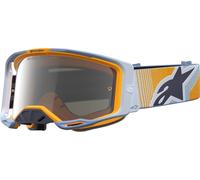 Alpinestars Vision 8 Maven Mirror Motocross Goggles, blue/orange, One size