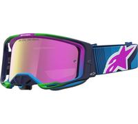 Alpinestars Vision 8 Maven Mirror Motocross Goggles, blue/purple, One size