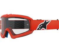 Alpinestars Vision Corp Clear Youth Motocross Goggles, orange