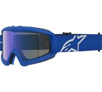 Alpinestars Vision Vesta Mirror Youth Motocross Goggles, blue/white, One size
