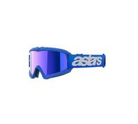 Alpinestars Vision Blaze Mirrored Youth Motocross Goggles, white-blue