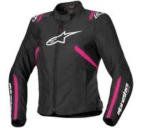 Alpinestars Stella T-SPS V2 waterproof Ladies Motorcycle Textile Jacket, black/hotpink, size S