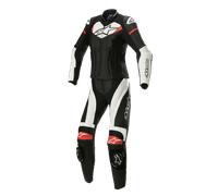 Alpinestars Stella GP Plus Ladies Two Piece Motorcycle Leather Suit, black-white-red, size 44 for Women