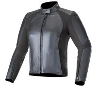 Alpinestars Women Stella Vika V2 Leather Jacket Metallic Blue, Size: 52