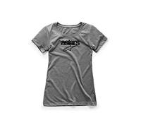 Alpinestars Women WOMEN'S HERITAGE BLAZE TEE Jacket - women's heritage blaze tee grey heather, XXL