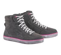 Alpinestars J-6 Waterproof Ladies Motorcycle Shoes, grey-pink-purple, size 40 for Women
