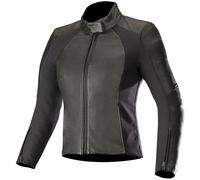 Alpinestars Women's Leather Motorcycle Jacket Stella Vika V2 - Black 311551910
