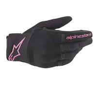 Stella Copper Gloves Black Fuchsia