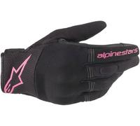 Alpinestars Women's Stella Copper Motorcycle Gloves Black Pink