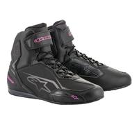 Alpinestars Women's Stella Faster-3 Shoes Black/SilverMotorcycle Clothing