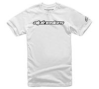 Alpinestars, Wordmark Tee, Short Sleeve Shirt, White/Black, XXL, Man