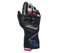 Alpinestars WT-8 GTX waterproof Motorcycle Gloves, black-blue, size L for Men