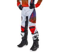 Alpinestars Youth 2024 Racer Hoen Pants Light Gray Hot Orange Black, Size: 22