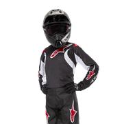 Alpinestars Youth 2024 Racer Lucent Jersey Black White, Size: M
