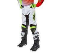 Alpinestars Youth 2024 Racer Lucent Pants White Neon Red Yellow Fluo, Size: 28