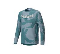 Alpinestars Youth A-Dura Hollow Camo Jersey - Long Sleeve Silver Pine Camo