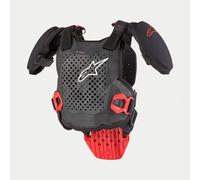 Alpinestars A-5 S V2 Youth Chest Armor, black-red, size L XL