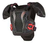 Alpinestars Youth Bionic Motorbike Motocross CE Chest Protector - Black / Red