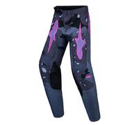Alpinestars Youth Fluid LONE MX Pants (Grey Camo/Purple)