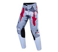 Alpinestars Youth Fluid LONE MX Pants (Grey Camo/White/Fire Red)
