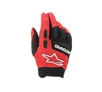 Alpinestars Youth Full Bore Gloves Bright Red Black, Size: 3XS