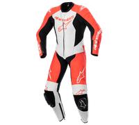 Alpinestars GP Plus V2 Youth 1-Piece Leather Suit, black-white-red, size 150