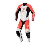 Alpinestars Youth GP Plus V2 1-Piece Leather Suit Red Fluo White Black, Size: 130