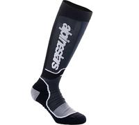 Alpinestars Youth MX Plus Childrens Motocross Socks - Black / White