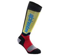 Alpinestars Plus Youth Motocross Socks, black/red/yellow, size M/L