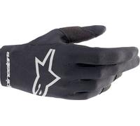 Alpinestars Youth Radar Motorcycle Gloves Black White