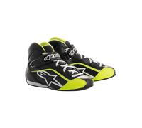 Alpinestars Youth Tech-1 K Shoes Black White Yellow Fluo