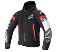Alpinestars Zaca Air Motorcycle Textile Jacket, black/white/red, size 3XL