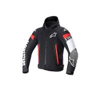 Alpinestars Zaca Air Motorcycle Textile Jacket, black-white-red, size 2XL for Men
