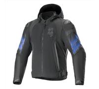 Alpinestars Zaca Air Venom Motorcycle WP Hooded Textile Jacket Black / Blue