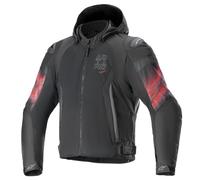 Alpinestars Zaca Air Venom Waterproof Motorcycle Jacket - Black/Bright Red