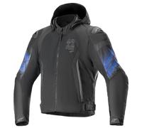 Alpinestars Zaca Air Venom Waterproof Motorcycle Jacket - Black/Electric Blue