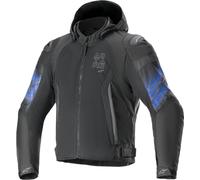 Alpinestars Zaca Air Venom waterproof Motorcycle Textile Jacket, black-blue, size 3XL for Men