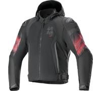 Alpinestars Zaca Air Venom waterproof Motorcycle Textile Jacket, black/red, size 3XL