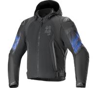 Alpinestars Zaca Air Venom Waterproof Textile Jacket - Black / Electric Blue