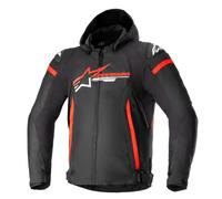 Alpinestars Zaca Textile Motorcycle Jacket Black Bright Red White Inner lining