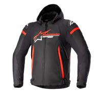 Alpinestars Zaca Waterproof Motorcycle Jacket Black/Bright Red/WhiteS Black,Bright Red,White