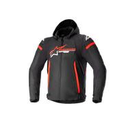 Alpinestars Zaca Waterproof Motorcycle Jacket - Black/Bright Red/White